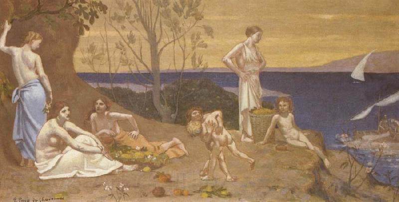 Pierre Puvis de Chavannes Pastoral Spain oil painting art